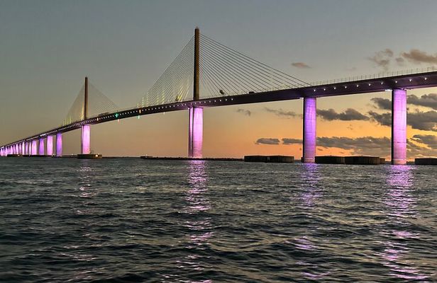 Private Sunset & Skyway Bridge Lights Tour in St. Petersburg, FL
