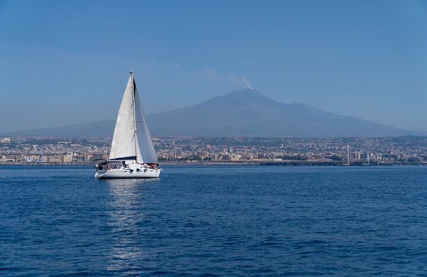 Catania boat tour along the coast with aperitif and snorkeling