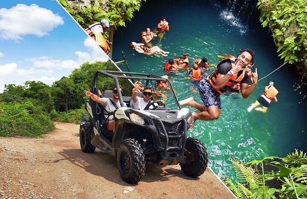 Extreme Buggy Adventure with Ziplines & Cenote