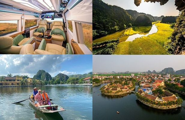 Luxury Tam Coc or Trang An-Mua Cave -Bich Dong Max 6 -8 pax/group