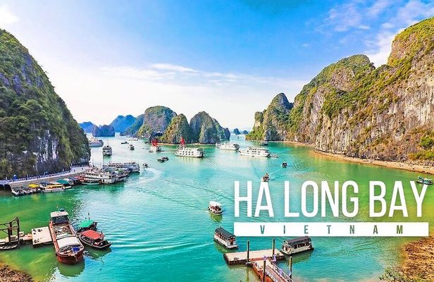 Halong Bay and Cave Full-Day Cruise,Lunch,Island,Beach from Hanoi