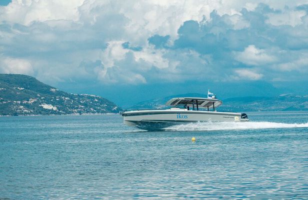 Corfu Island Sunset Cruise on Speed Boat
