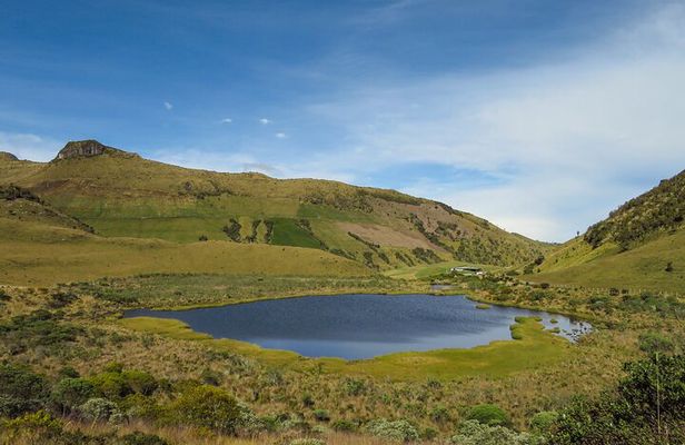Snowy Ruiz + Hot Springs from Pereira
