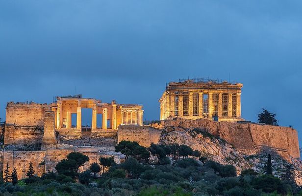 Athens Iconic Highlights & Lake Vouliagmeni Thermal Spa Day Tour