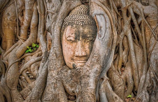 Ayutthaya Sunset Boat Ride & Famous Attractions Join Tour