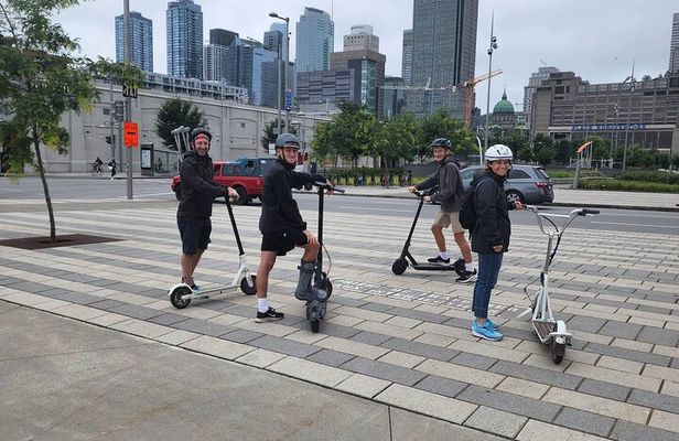 Experience Old Montreal on e-scooters with a local comedian