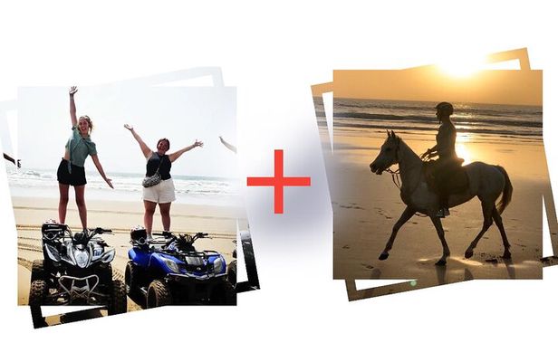 Half Day Quad Bike Adventure and Horse Ride in Taghazout Beach