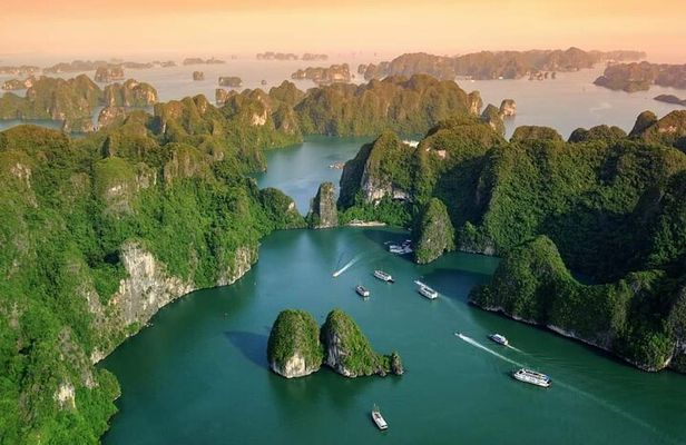 Amazing Day Cruise at Halong Bay Shore Excursion from Cruise Port