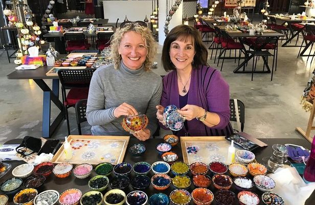 Mosaic Art Classes Orange County: Turkish Lamp Workshop