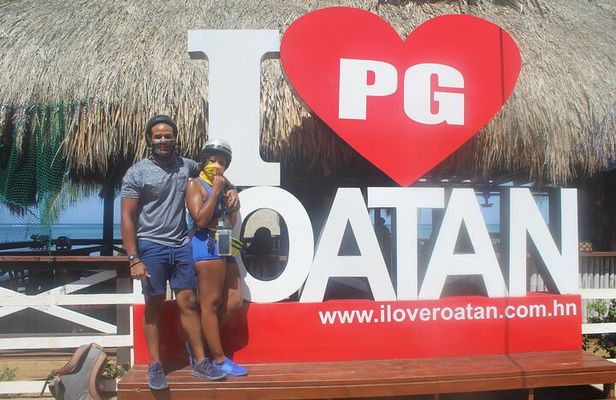 Roatan Best off road ATV, food tasting and beach