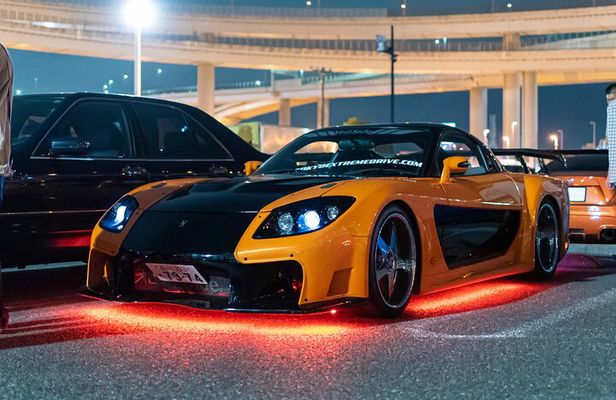 Daikoku PA JDM Car Scene Tour in Tokyo Drift RX7