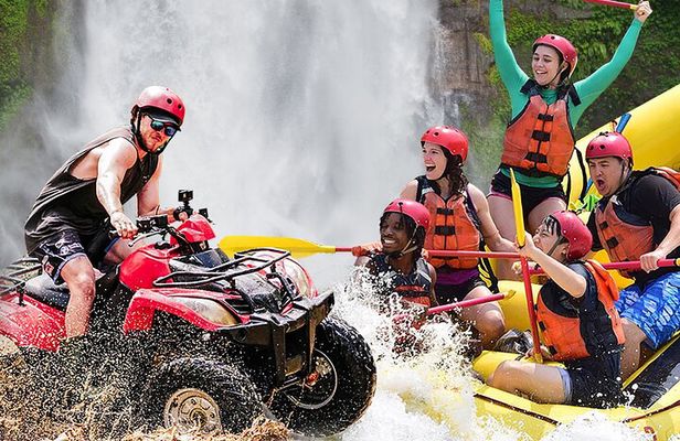 Full Day ATV Quad Bike and White Water Rafting Experience in Bali
