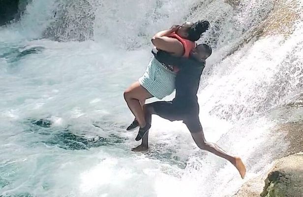 Dunns River Falls & Blue Hole Combo from Montego Bay with pick up