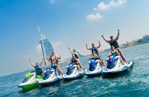 30Min Dubai Jet Ski Tour of Burj Al Arab with Free Ice Cream