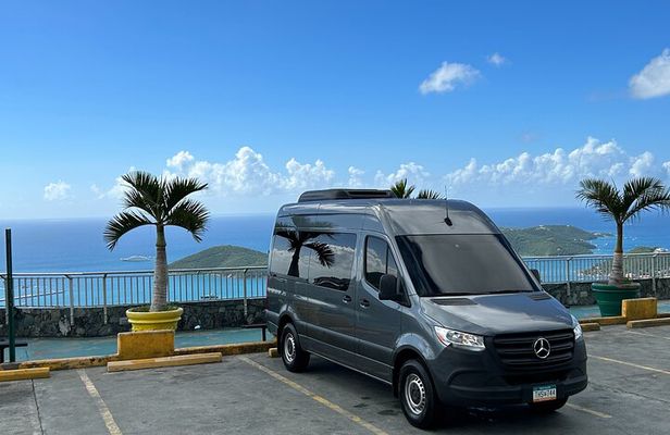 3 Hours Luxury Mercedes Van Tour in Saint Thomas