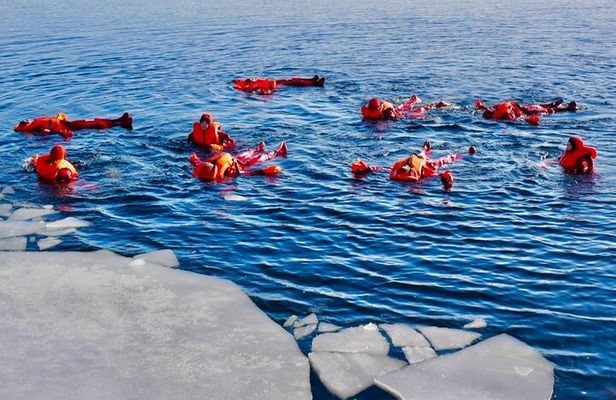 Arctic Ice floating in Puumala