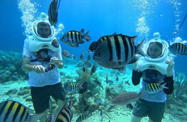 Curacao Helmet Diving-Walk the Ocean Floor, No Swimming Required 