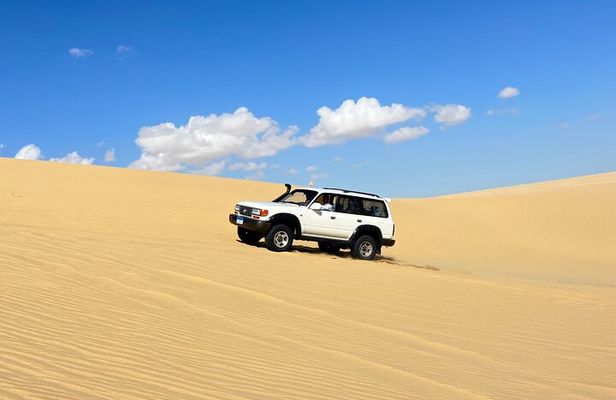 From Cairo 4x4 Safari, Camel Ride, Magic Lake, Waterfalls & Lunch