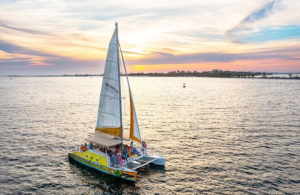 Panama City Beach Sunset Sail on The Footloose Catamaran