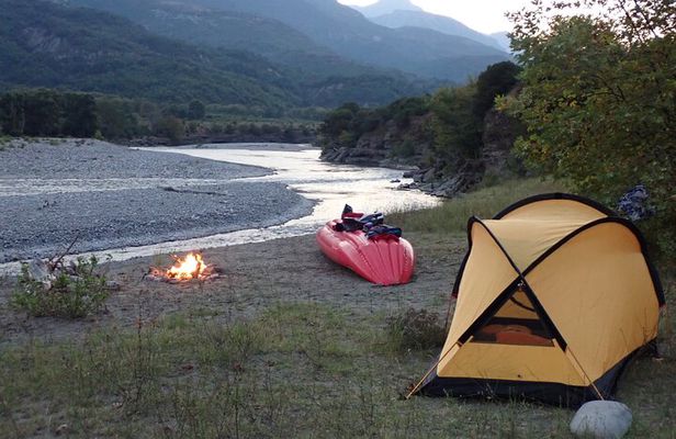 Multi Day Kayaking In Vjosa River ,Camping -6 Days