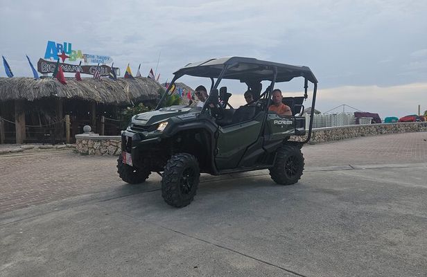 4-seater UTV Island 4hr Tour in Aruba, morning or afternoon