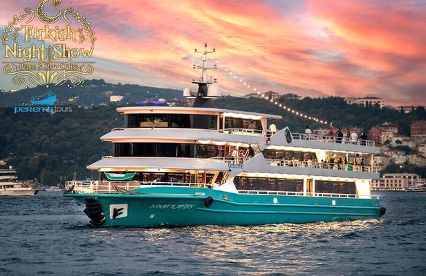 Istanbul Bosphorus Dinner Cruise with Drinks and Shows