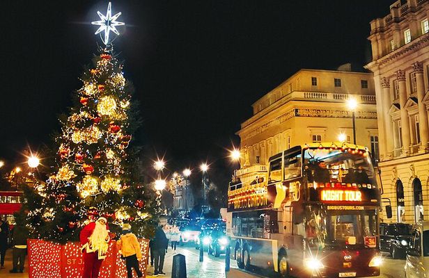 Big Bus London Christmas Lights Tour with optional London Eye
