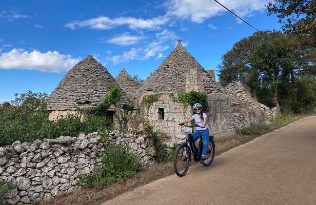 E-bike Tour to Alberobello with Visit to a Donkey Farm