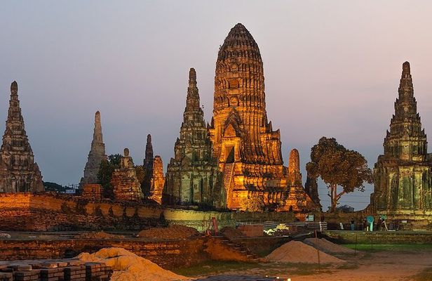 Ayutthaya Famous Temple & Scenic Boat Tour From Train Station