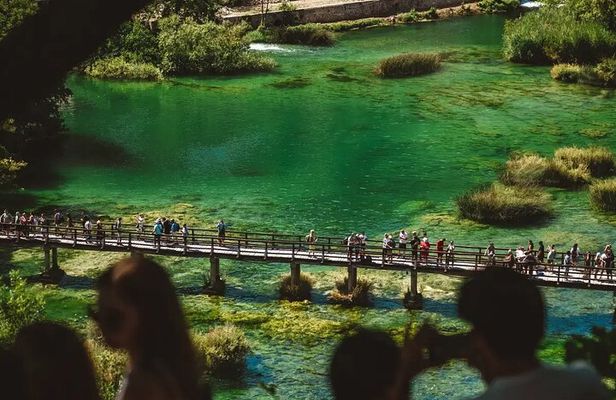 Private Krka Waterfalls with Wine and Prosciutto Shore Excursion