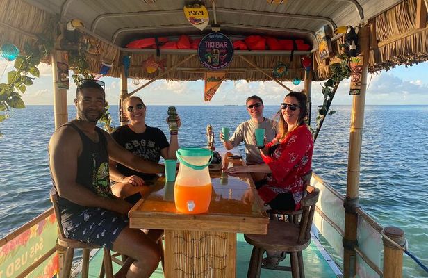 Caye Caulker Tiki Boat Sunset Cruise