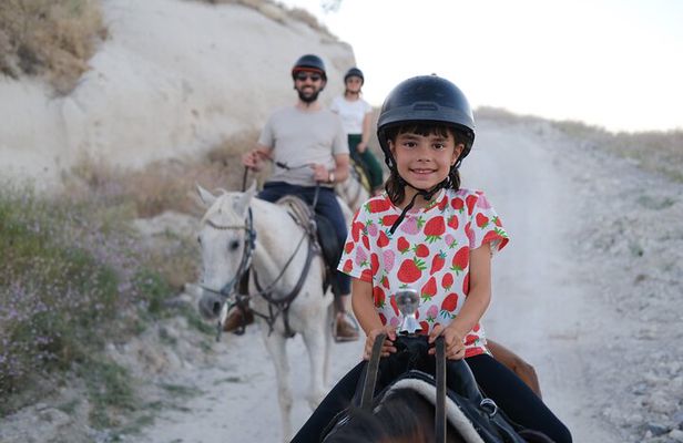 Adventure in Cappadocia Horse Riding Sunset ,Daytime