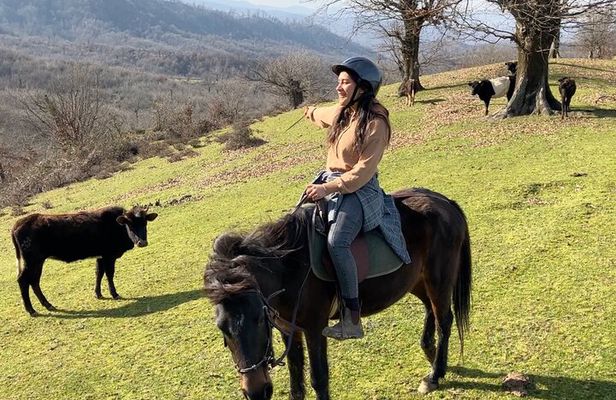 Private Horse Trek to Natural Hot Springs in Azerbaijan