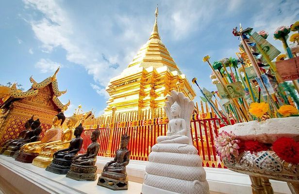 Doi Suthep Temple, Wat Pha Lard Temple, Sticky Waterfall Private