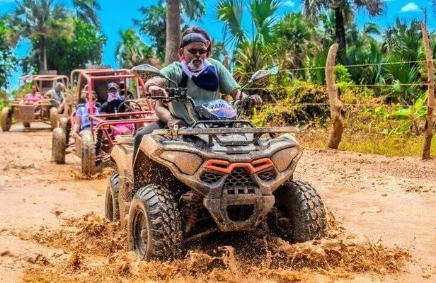 Half-Day 4x4 ATV buggy Tour and horseback riding in Punta Cana