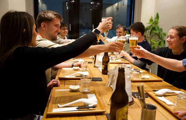 Japanese Food Experience Night Tour in Ueno
