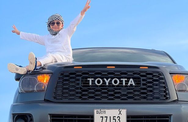 Desert Safari with 4x4 Dune Bashing Camel Ride Sand Boarding