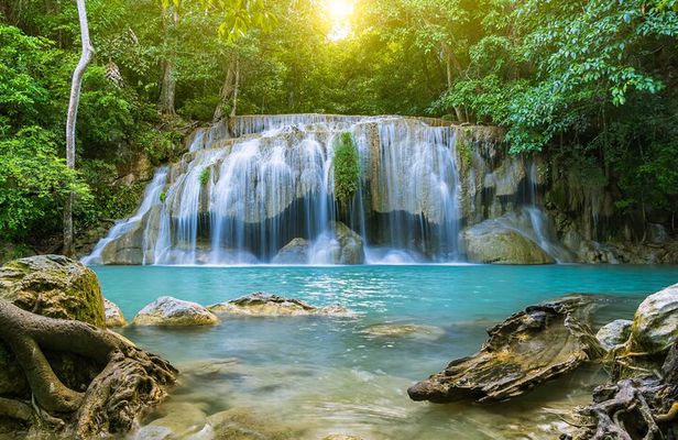 Day Tour Kanchanaburi Erawan Waterfall