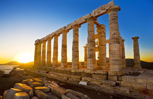 Private Group up to 15pax Half Day Sunset tour to Cape Sounion