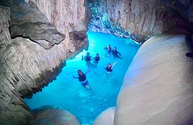 Miyako Island Half Day Pumpkin Limestone Cave and Sea Kayaking