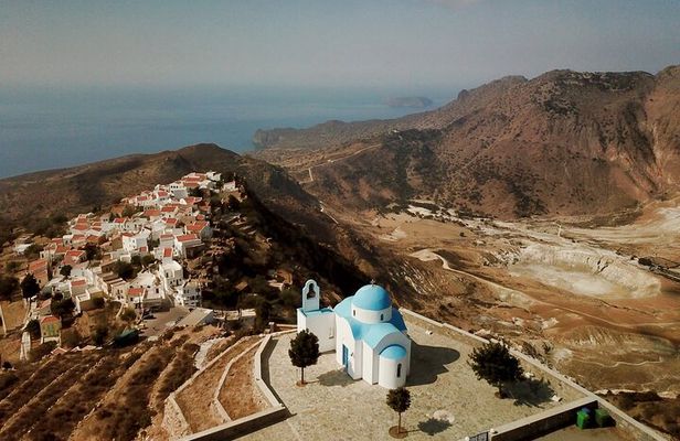 Shared Full Day Volcano Sightseeing in Nisiros with Guide