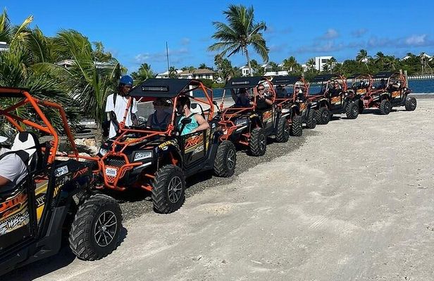 Caicos Banks Turquoise Water and Brewery UTV Tour