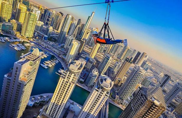 XLine Dubai Marina Zipline Ride with Transfers Options