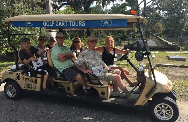 Golf Cart Tours of Bonaventure Cemetery Savannah Georgia