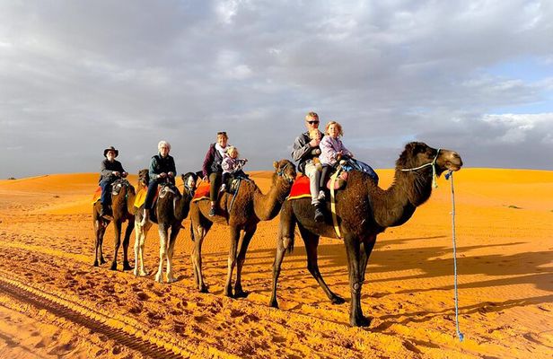 3 Days Desert Tour in Marrakech to Merzouga Dunes and Camel Trek