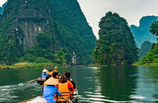 From Ninh Binh: Trang An Grottoes, Bai Dinh Pagoda & Mua Cave