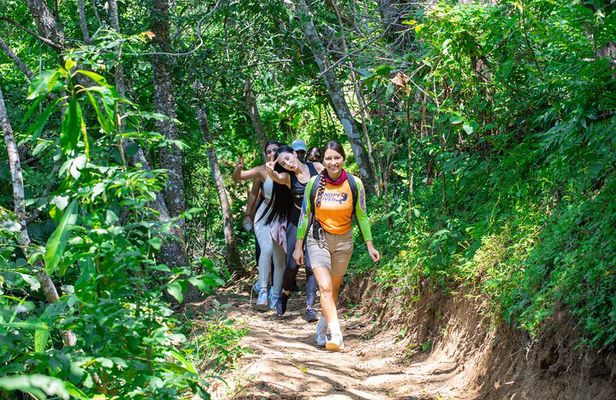 Hiking through the mountains of Puerto Vallarta and glass viewpoint