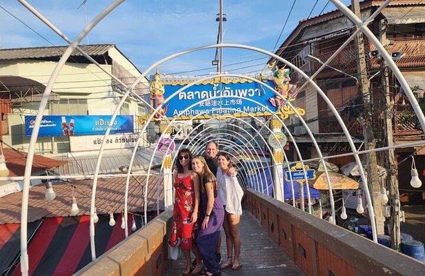 Private Maeklong Railway Market and Amphawa Floating Market Tour.