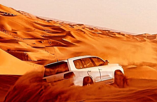 4x4 off-Road Desert Safari, Sandboarding, CamelRide, Veg & BBQ