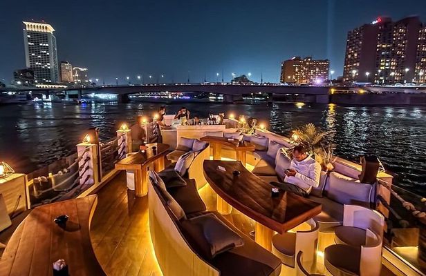 Sunset & Night Open Air Nile Cruise in Cairo & Giza